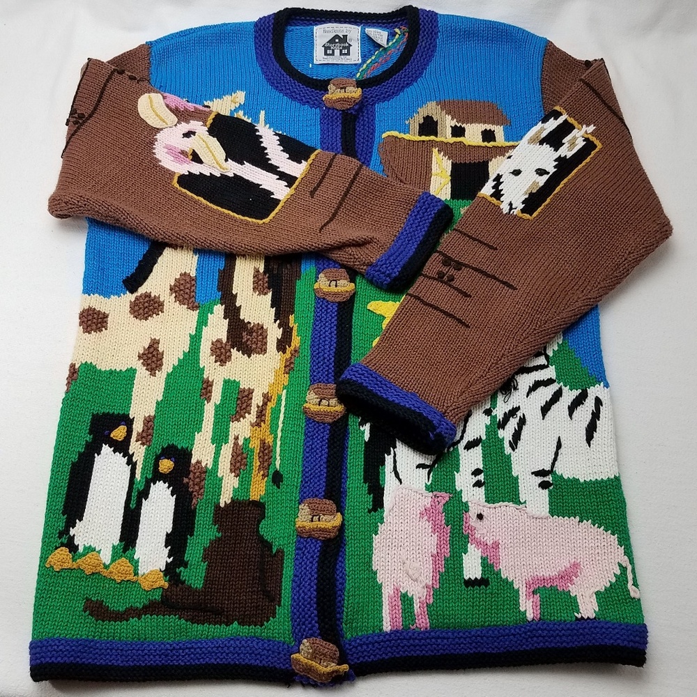 Storybook Knits Handknits Sweater Noah's Ark